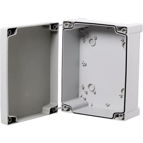 Boîtier FIBOX, Tempo TA 201610, 201x163x98, boîtier ABS avec charnière de couvercle, couvercle gris (1/3)