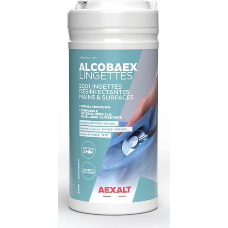 Lingettes Désinfectantes Aexalt Bactéricides Et Prêtes à L'emploi - Aexalt