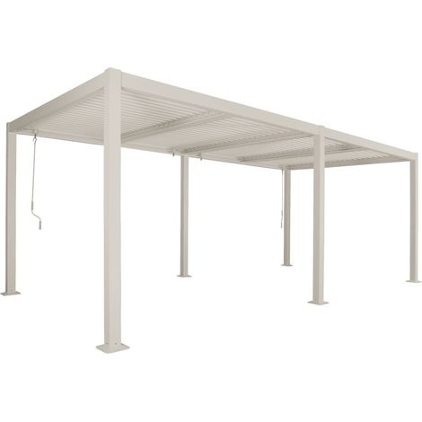 sweeek - Bioklimatische Pergola Palace mit Lamellendach 3x6m