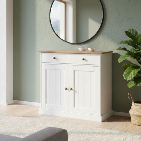 Aparador - Comoda Blanca 90x45x86h cm (1/5)