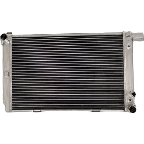 Radiador de aluminio, compatible con Mercedes-Benz SL500/AMG 55/60 R129 de 1989 a 2002, disipación de calor eficiente, construcción duradera, diseño de ajuste directo, diseño ligero. (1/5)