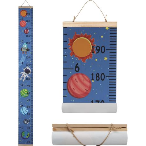 Medidor de altura de pared portátil y desmontable, medidor de altura para bebés, decoración de pared para guardería