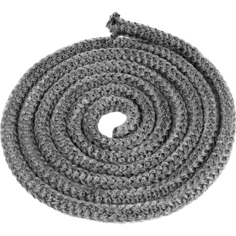 Joint Tressé Fibre Verre 12mm x 2,5m – Joint Réfractaire Cheminée et Poêle, Résistant 600°C, Installation Facile (1/5)