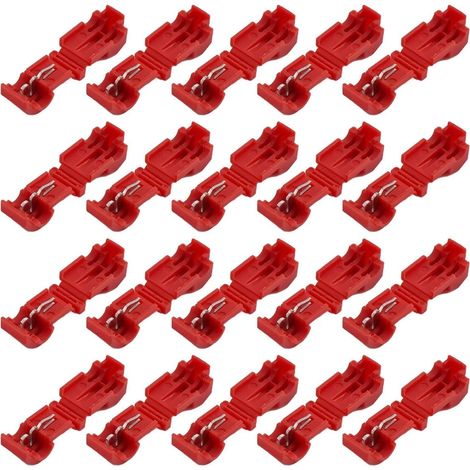 Borne de connexion rapide pour robot 20pcs Borne de connexion Installation outil, pas de dénudage, , compatible 22-18AWG, usage extérieur (1/5)