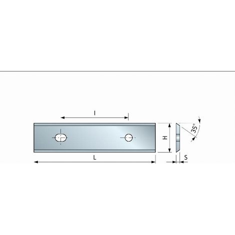 Placa 35° 50x12x1,5 I26 - F03FH02884 -CG04MFA310