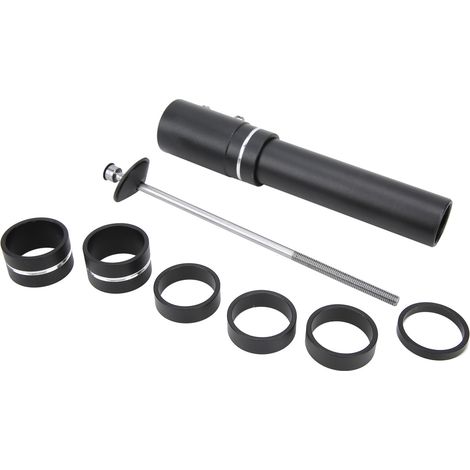 Adaptateur de potence vélo en alliage d'aluminium, rehausseur de tige de fourche pour guidon VTT, 180mm (1/5)