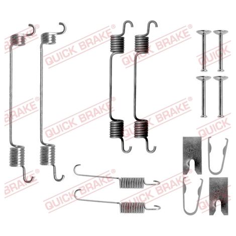 Kit d'accessoires, mâchoire de frein Quick Brake 105-0797 TOYOTA