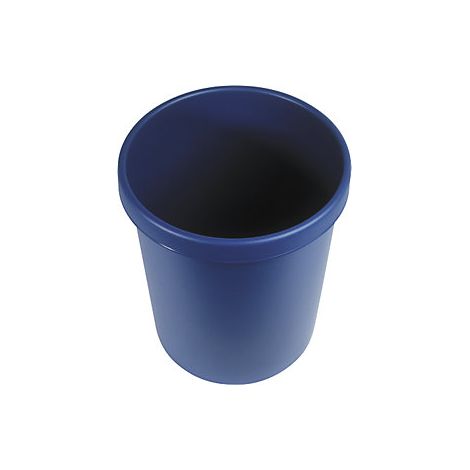 Papelera de plástico azul 30l (1/3)