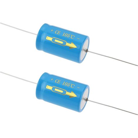 2X Condensateur ¨lectrolytique Axial 2200 UF 63 V pour Climatiseur HTe 22 X 36 Mm (1/5)