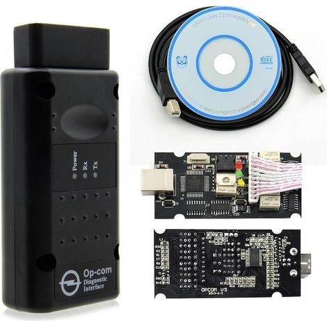 Set de diagnostic OP-Com pentru Opel, QttvbTna, universal, functionare intre -10 si 60°C, instrument versatil de testare auto (1/4)