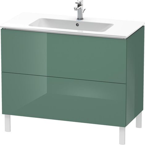 Meuble sous-vasque L-CUBE 1020x481x704mm jade