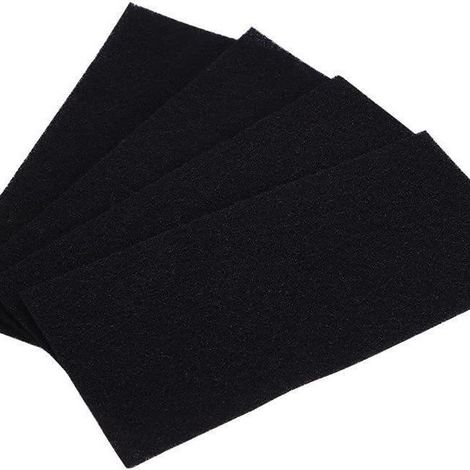 4-pack cotton odor filters for air purifiers, air purifier filters, activated carbon filter film--DTEKGAZ