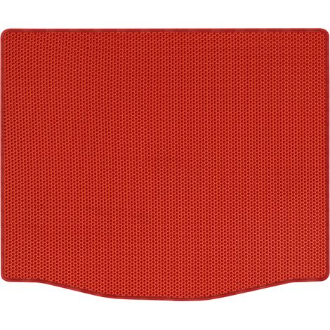 Alfombrilla de maletero de EVA para Ford Focus III Hatchback (2011-2018), revestimiento tipo panal - ROJO (1/5)