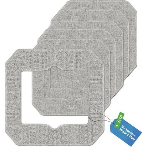 Lingettes de nettoyage pour robot lave-vitres ECOVACS Winbot MINI, lingettes de rechange W-CC02-0012, lingettes lavables po (1/5)