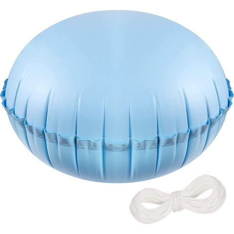 Cuscino invernale per piscina, cuscino d'aria per piscina, cuscino d'aria invernale, cuscino d'aria di chiusura invernale, per copertura piscina fuori terra, rotondo, 10,2 x 10,2 m (1/5)