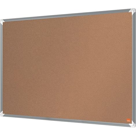 Bacheca in Sughero Premium Plus 90x60 cm Marrone Nobo (1/5)