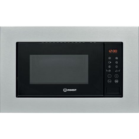 Indesit MWI 120 GX - Horno Microondas Integrable 20 Litros Con Grill Inox (1/4)