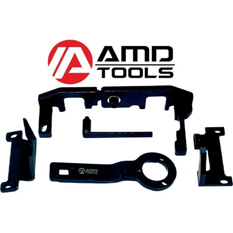 Outil de blocage de distribution pour Peugeot Citroën Opel Toyota 1.0 1.2 VTI THP PureTech – Jeu de 5 pièces – Verrou d'arbre à cames et outil de vilebrequin