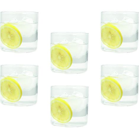 Set 6 Bicchieri da Tavola in Vetro Borosilicato Lyra 33 cl Tognana