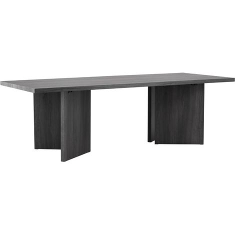 Table à Manger Design "Bassholmen" 240cm Noir (1/5)