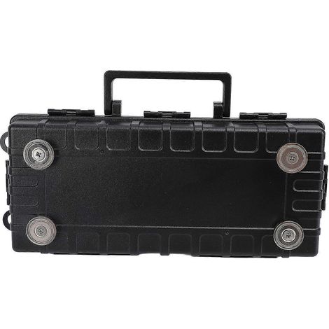 Boîte à clés magnétique pour le dessous de caisse du véhicule, porte-outils dissimulé, organisateur de rangement portable pour étiquettes de sécurité, protection (1/4)