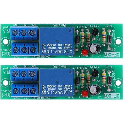 Stück QF C01 12VDC Bond Bistabiles Relaismodul Auto-Modifikationsschalter Start-Stopp-Modul