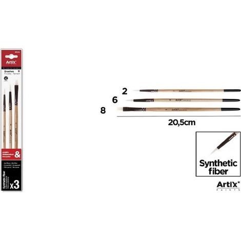 Pennelli professionali, 3 pezzi
