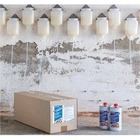 Mapei mapestop kit diffusion barriera chimica contro umidità di risalita