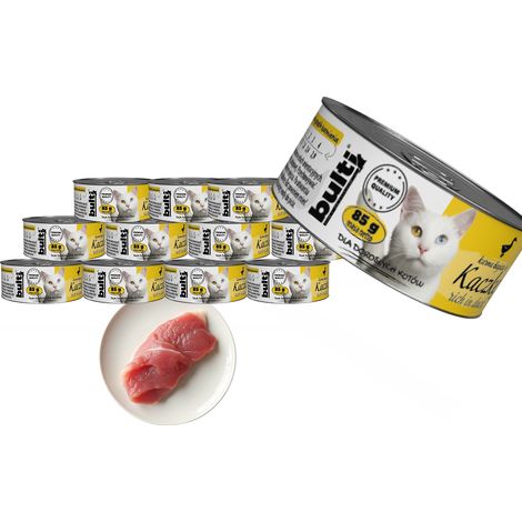 BULTI pâtée pour chat Canard, boîte de 12 x 85 g (1/2)