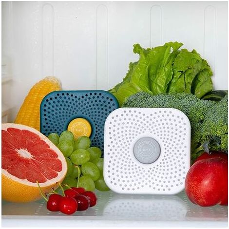 VURAHOME - Desodorisant Frigo Pour Frigo-DéSodorisant Universel-RéFrigéRateur Odor Remover Avec Charbon Actif Pour Le RéFrigéRateur, La Poubelle, Etc (blanche) (1/4)