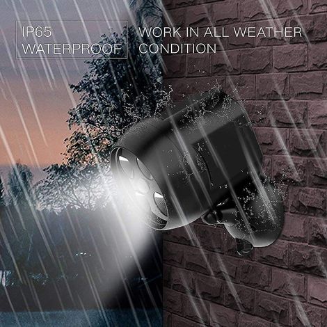 lampe Extrieure Avec Capteur De Mouvement Impermable L'eau, Projecteur Led Avec Capteur Sans Fil, Lumire Extrieure De Scurit Pour Escalier, Coulo (1/4)