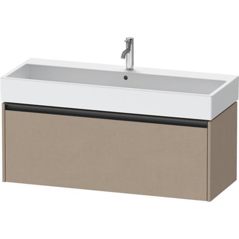 Duravit Ketho.2 Waschtischunterbau wandhängend, 1 Auszug, (1/2)
