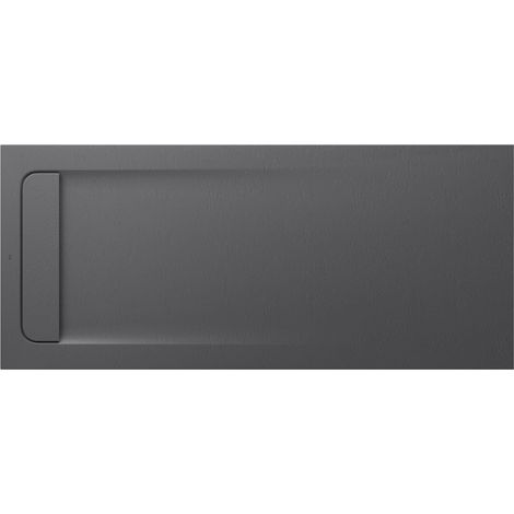 Receveur de douche extra plat en Stonex® Aquos - 1600x700mm - Gris Ardoise (1/2)
