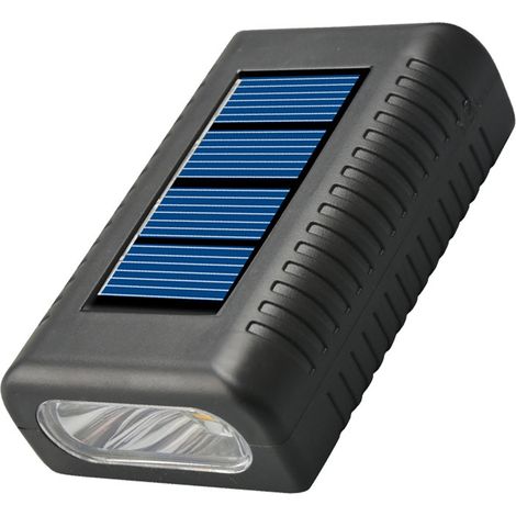 Lampe Murale Extérieure À Capteur De Luminosité - Éclairage Haut Et Bas - IP65 - Pour Jardin, Porche, Cour - Noir - 4 LED (1/5)