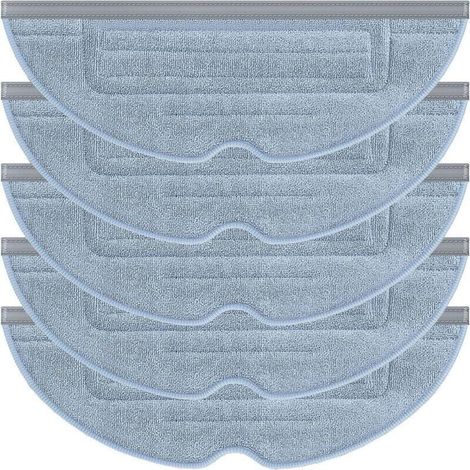 5 Pack Mop Cloths for Roborock S7, T7 Plus, Washable Replacement Mop Pads for Roborock S7 (1/5)