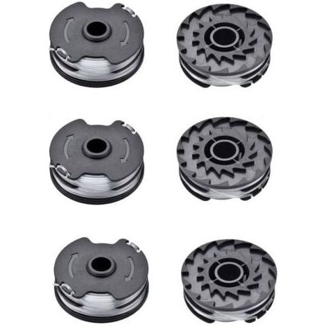 Bobine de fil pour Parkside PRTA 20-Li A1 / B2 / C3 Bobines de fil de rechange pour débroussailleuses sans fil LIDL Parkside PRTA 20-Li A1 / B2 / C3, PRT 300 A1, PRT 550 A1 / A3 (6 pièces) (1/4)