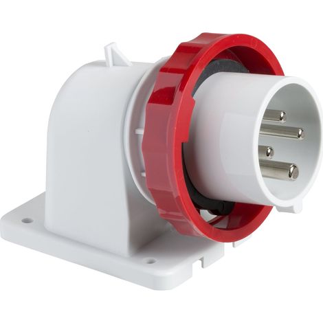 Spina fissa BT da incasso IP67 32A 380V 3P+N+T - 83871