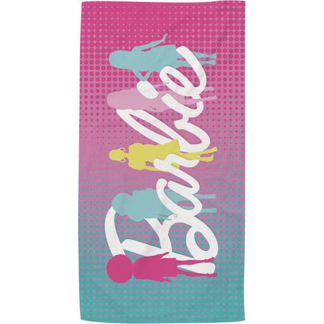 Serviette en Microfibre 70x140cm - Barbie
