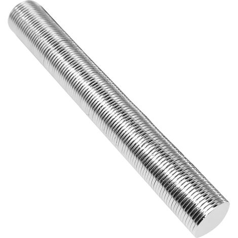 80 Aimants Néodyme Auto-Adhésifs de 10 mm x 1 mm ,Idéaux pour Frigo, Bricolage, Tableaux Blancs et Projets Créatifs (1/5)