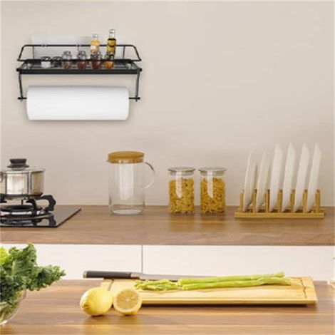 Mensola multiuso in acciaio inox per cucina e bagno (1/4)