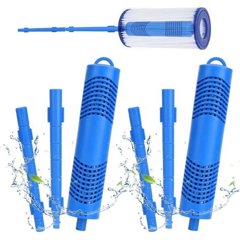 Filtre Spa Dure 4 Mois Cartouches de Filtres de Piscine à Cartouche Pièces Minérales pour Spa et Cartouche Filtrante pour Piscine et Spa Cartouche Spa Baton Filtre de Piscine, 2 pièces (1/4)