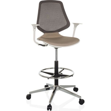 Arbeitsstuhl / Counterstuhl TOP WORK STYLE Stoff beige hjh OFFICE (1/5)