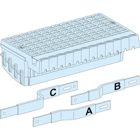 Schneider 04403 - Prisma Plus - Polypact/perno di manovella fisso 3P