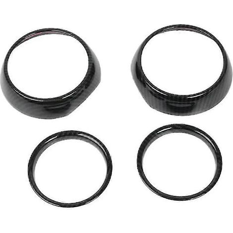 Cache de prise latérale de tableau de bord en fibre de carbone pour BMW One S JCW F55 F56 F57 (1/5)