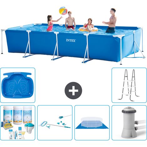 Intex Piscine Tubulaire Rectangulaire - 450x220x84 cm - 7-pièces  S20852 (1/5)