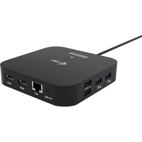 i-tec USB-C Dual HDMI Docking Station with Power Delivery 100 W (1/4)