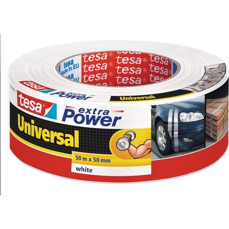 Tesa extra Power Klebeband weiß 50 mm x 50 m