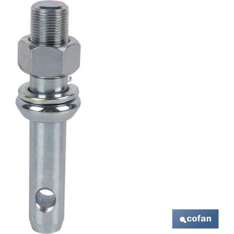 perno roscado para enganche aperos m 22 x ø22 mm   caja 5 unid.