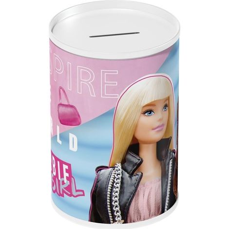 Hucha metálica de Barbie de 10x15 cm