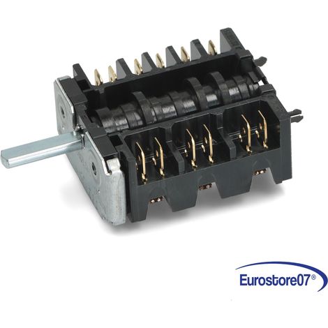 COMMUTATORE FORNO EGO 46.23866.500-GORENJE 362797 6 contatti  . 3 Posizioni (1/4)